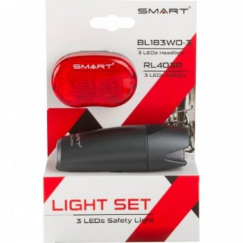 Set de Luces SMART a Batería LED Antracita - Delantera 220911 y Trasera 221500 - 4