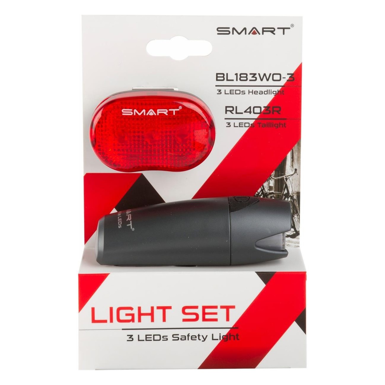 Set de Luces SMART a Batería LED Antracita - Delantera 220911 y Trasera 221500 - 4