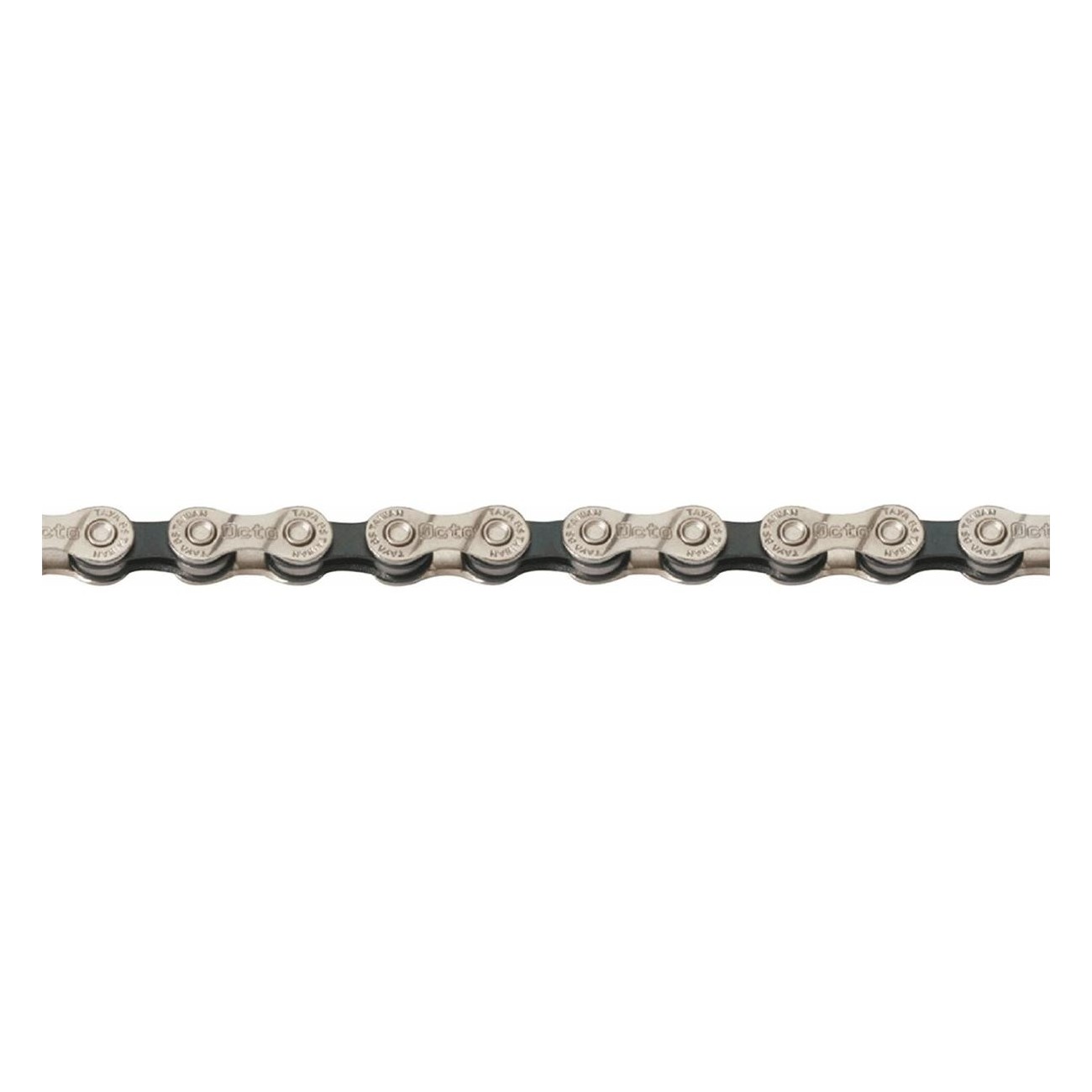 TAYA 7/8V Chain 116 Links Black/Silver with DHT Treatment for 7/8 Speed Systems - 1