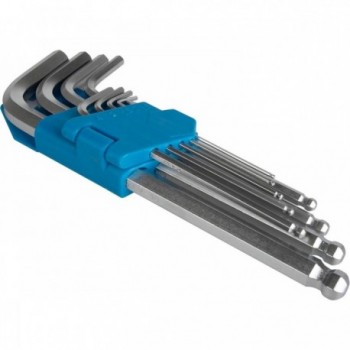 Ventura 9-in-1 CrV Hex Key Set, Sizes 1.5-10 mm, Blister Pack - 1