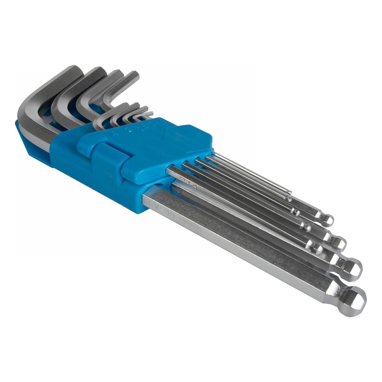 Ventura 9-in-1 CrV Hex Key Set, Sizes 1.5-10 mm, Blister Pack - 1