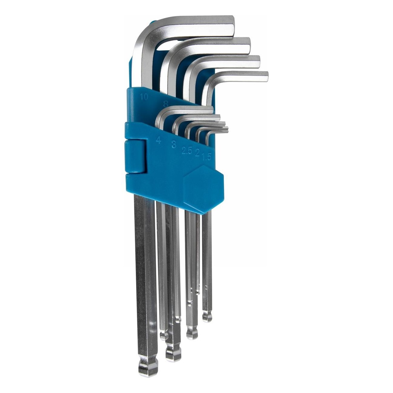 Ventura 9-in-1 CrV Hex Key Set, Sizes 1.5-10 mm, Blister Pack - 2