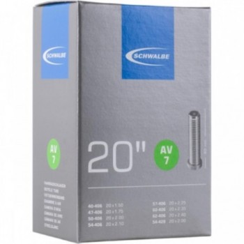 Schwalbe 20x1.50/2.40 Inner Tube with 40mm Auto Valve - ETRTO 40/62 - 406/54 - 428 - 1