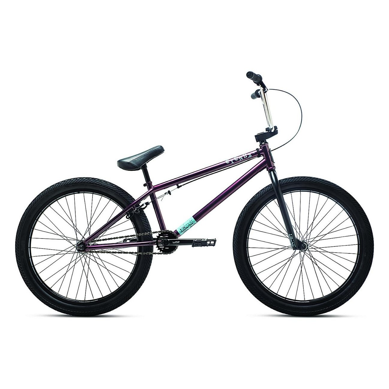 DK Cygnus 24' Lilac BMX for Expert Riders - 24-Inch Wheels, Chromoly Frame, 2021 Color - 1