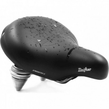 Royal Drifter Strengtex Relaxed Unisex Saddle Black 270x245 mm - Durable & Comfortable for Citybike and Trekking - 4