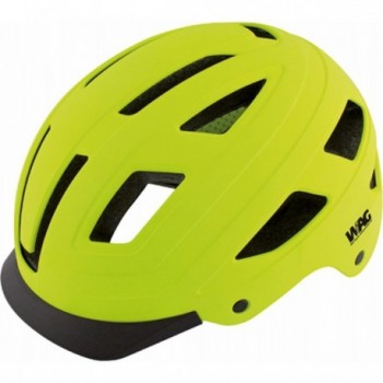 Casco Ciudad Amarillo Fluo 58-61cm para Uso Urbano, Certificado EN1078 - 1