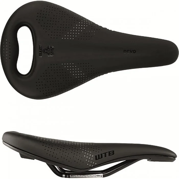 Devo Pickup Medium Saddle for E-Bike - Cr-Mo Black, Comfort & Stability - 1