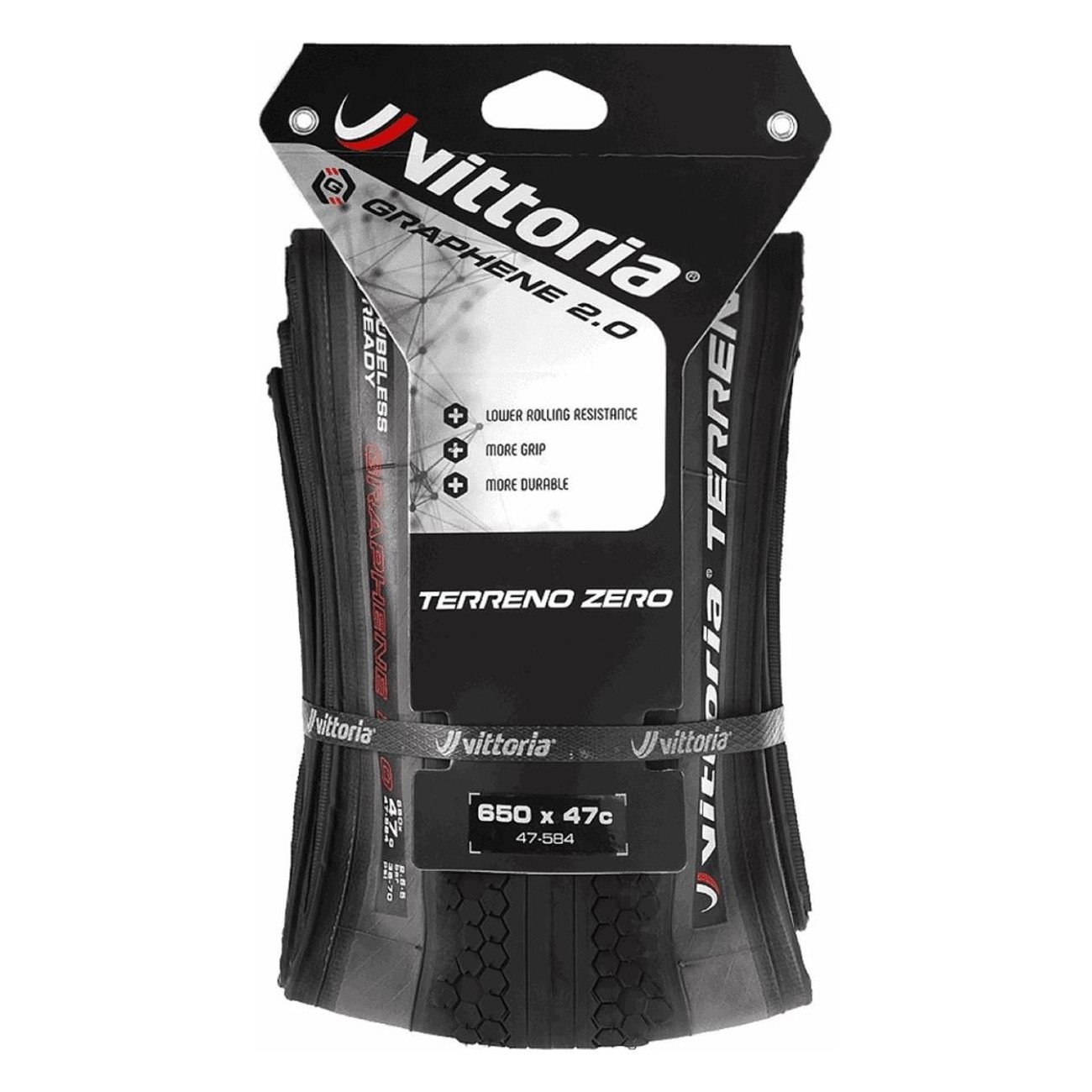 Gravel Tire 700x45 Anthracite TNT Graphene 2.0 - Excellent Performance on Mixed Terrain - 3