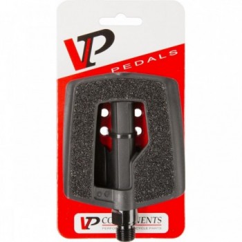 VP 836 Black Non-Slip Pedal 87x99 mm Thermoplastic with Reflectors - 3