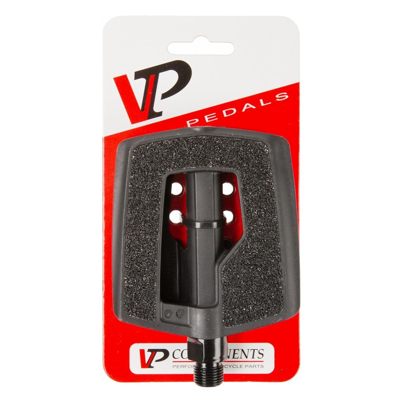 VP 836 Black Non-Slip Pedal 87x99 mm Thermoplastic with Reflectors - 3