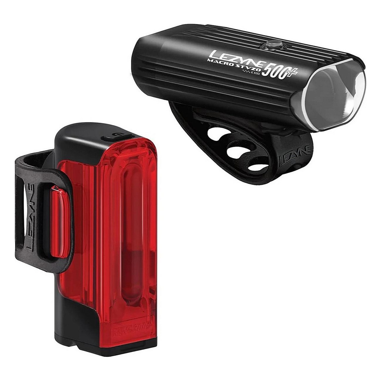 Set de Lumières de Vélo Macro STVZO 500+ et Strip+ STVZO Noir Y17 - Sécurité et Visibilité Optimales - 1