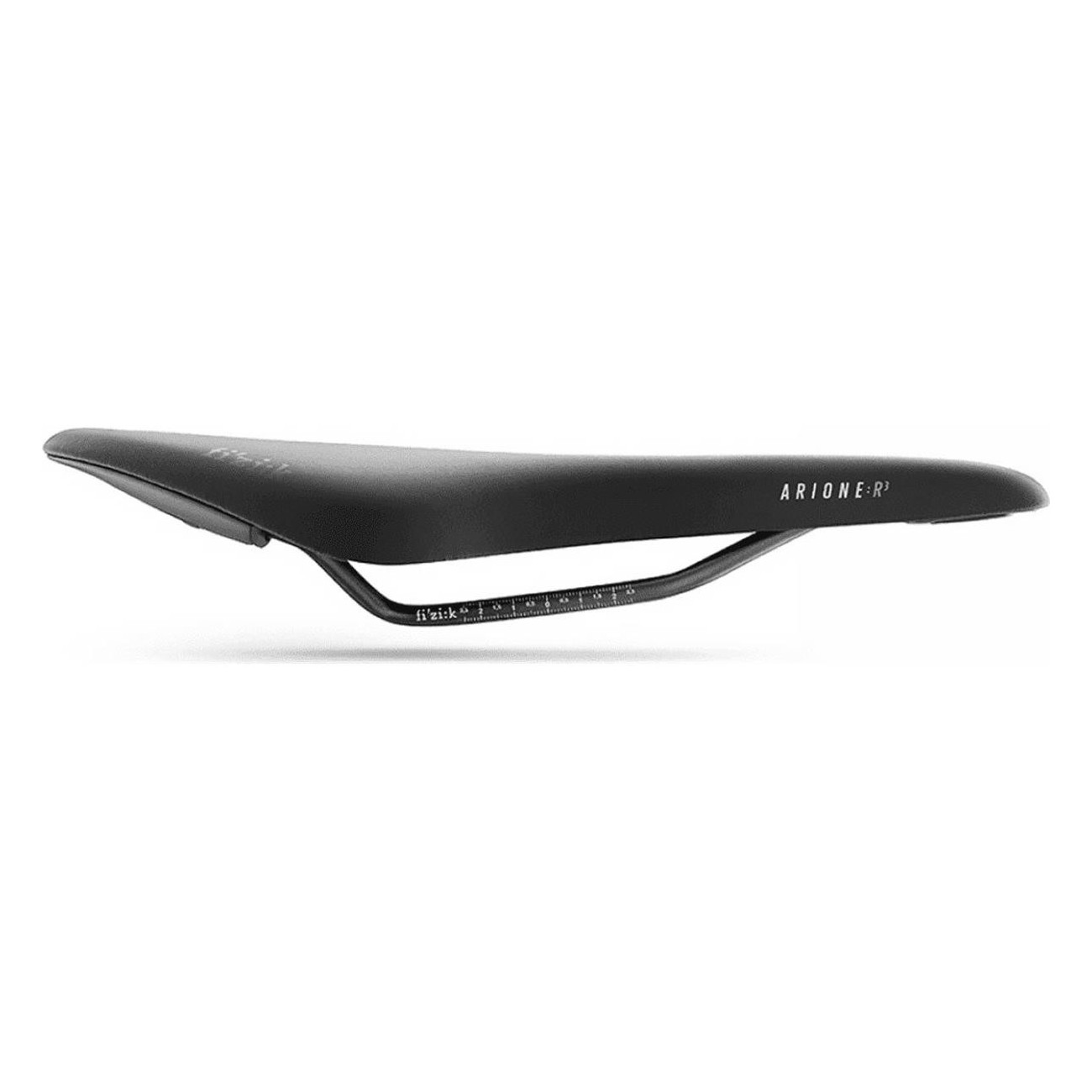 Arione R3 Open Large Saddle for Road Cycling, Black, 298x142 mm, Comfort & Performance - 2