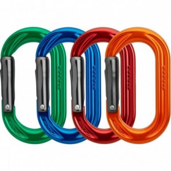 Set of 4 Compact Oval Carabiners Treemagineers Tech-Table-Snapgates - Assorted Colors, 200g - 1