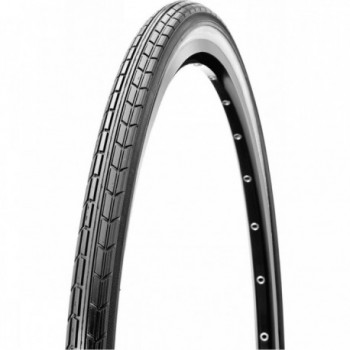 CST 24x1 3/8 White/Black Rigid Tire for City Trekking, ETRTO 37-540, 525g - 1