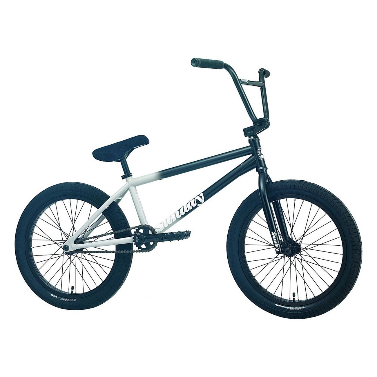 BMX Fahrrad Sunday Forecaster Raiford 20' Matt Schwarz Grau 2022 - 1