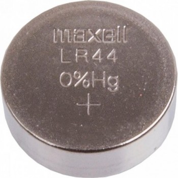 Maxell Alkaline-Batterie LR44 AG13 1.5V - 10er Set Blister, Quecksilberfrei, Silber - 1