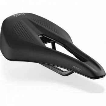 Sella Vento Argo R1 265x140 mm Nera per Bici da Corsa con Binario in Carbonio e Rivestimento Microtex - 2 - Selle - 802189048648