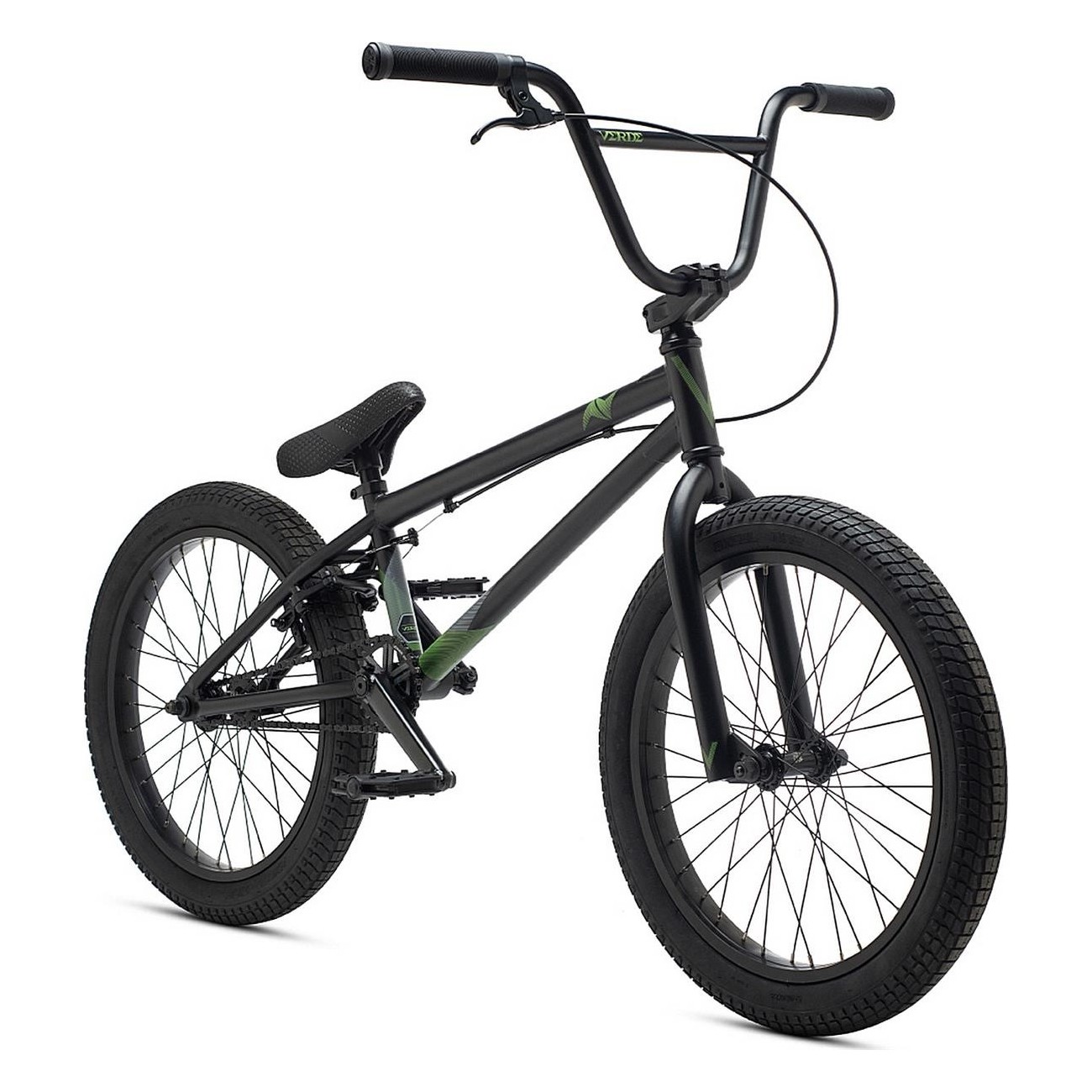 Bicicletta Verde AV 20 Nero Opaco 20' TT - Design Elegante e Prestazioni Eccellenti - 1 - Bmx - 0876427062026