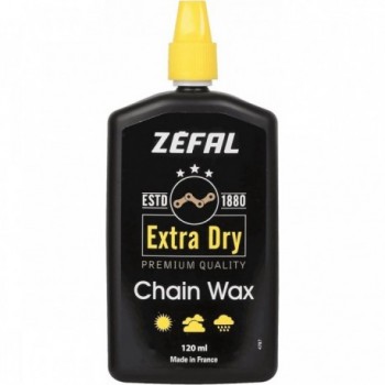 Zéfal Extra Dry Wax Kettenöl 120ml - Premium Wachs für Fahrräder, Schutz und Haltbarkeit - 1