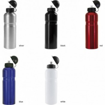 Bouteille en aluminium rouge 750ml avec bouchon noir et certification TÜV - 2