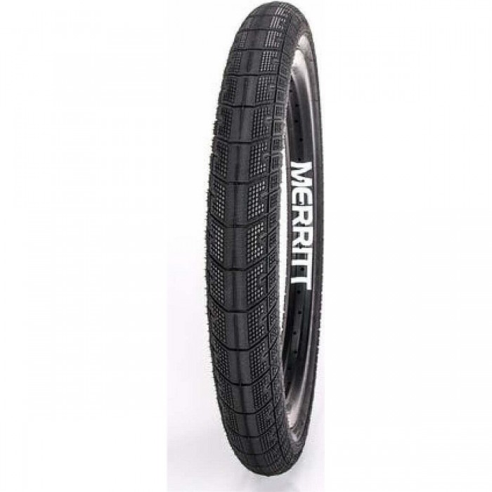 Merritt Brian Foster FT1 BMX Tire 20x2.25 Black - Speed & Grip on Hard Surfaces - 1