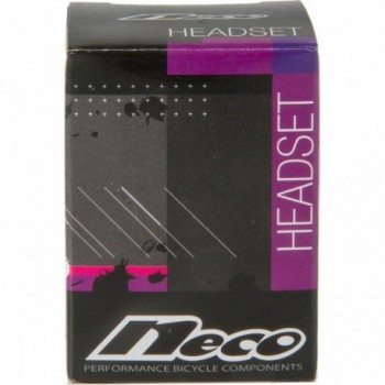 Neco 1 Headset Series in Black Steel with Ball Bearings, 25.4/30.2/26.4 mm - 3