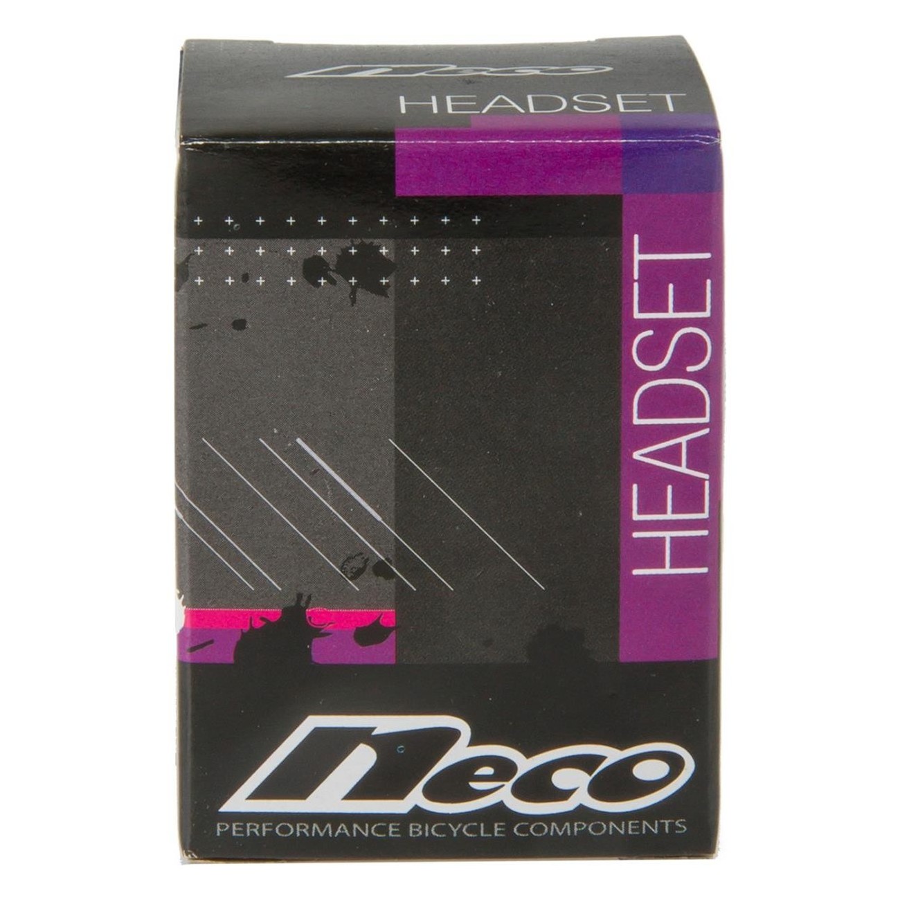 Neco 1 Headset Series in Black Steel with Ball Bearings, 25.4/30.2/26.4 mm - 3