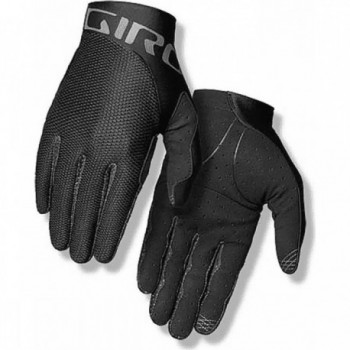 Trixter Black Long Gloves XL Summer Breathable AX Suede InstaChill - 1