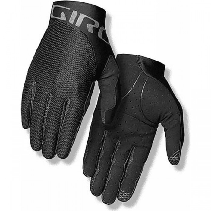 Guantes Largos Trixter Negros XL Verano Transpirables en AX Suede - 1