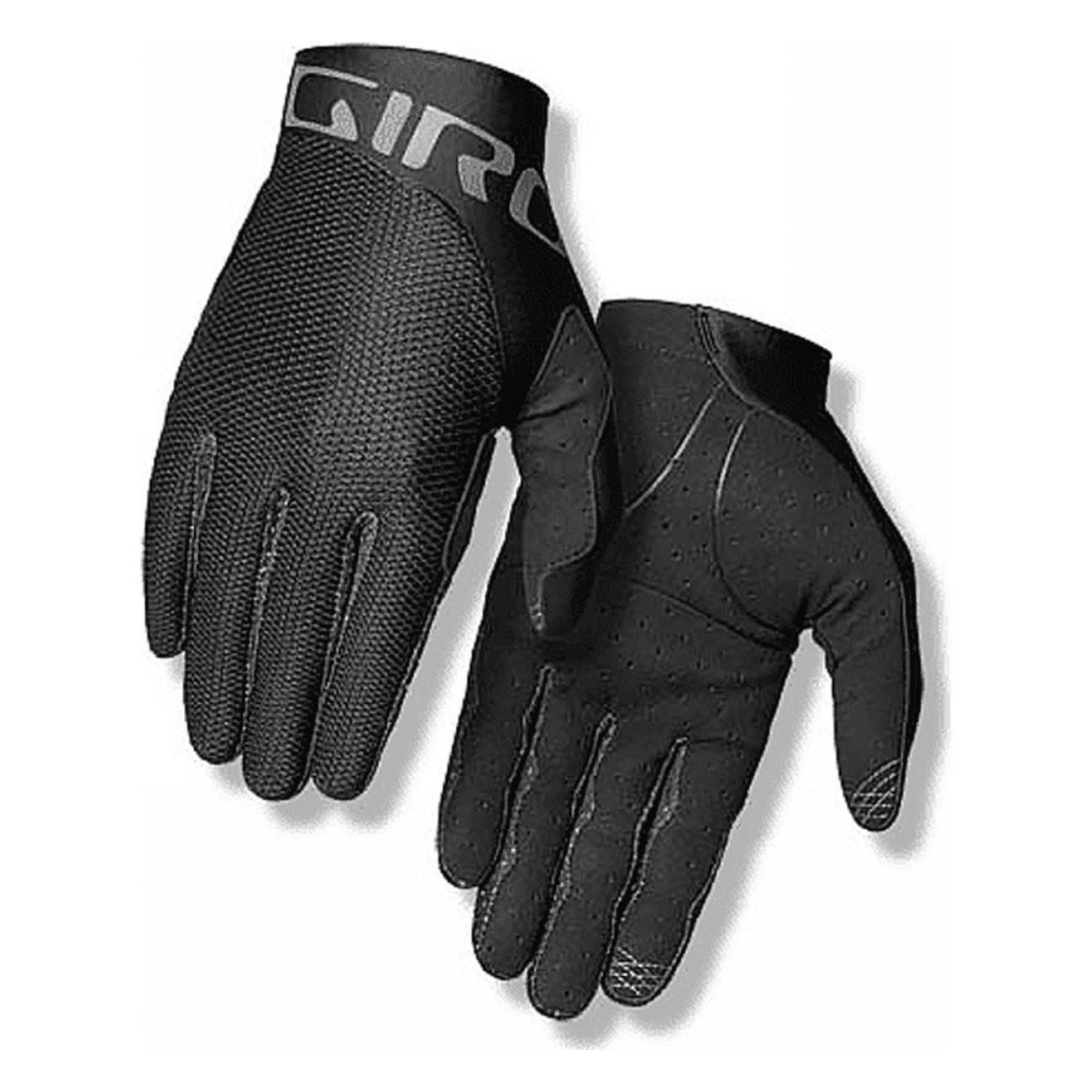 Guantes Largos Trixter Negros XL Verano Transpirables en AX Suede - 1