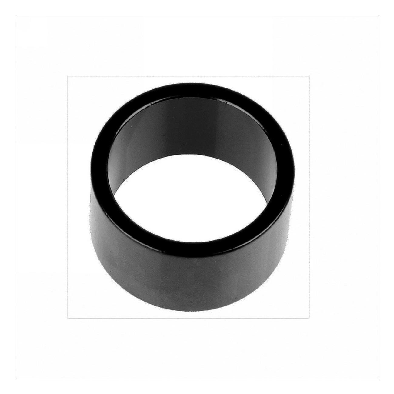 Black Aluminum Spacer 1' 1/8 - 20 mm Thickness for Bicycle - 1