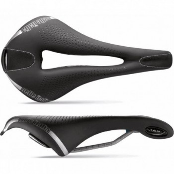 Max Flite Gel Superflow Saddle Black 146x290mm, FibraTek, 330g, Comfort & Performance - 1