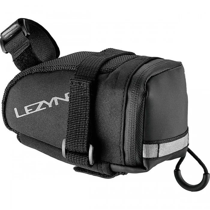 Borsa da Sella Lezyne Caddy (M) Nera con Kit di Riparazione RAP14 e Multiutensile RAP 14 - 1 - Borse e bauletti - 4712805972623