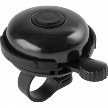 Black Aluminum Bicycle Bell, Quick Left Mount with M3 Screw - 1