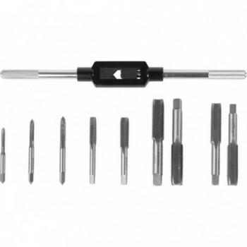 M-Wave Cut 10 Tapping Set for Bicycle with Bag - Special Threading Tool - 2