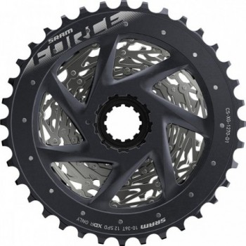 Cassette SRAM Force XG-1270 12 Velocidades 10-36T Plata con Tecnología X-Range - 2