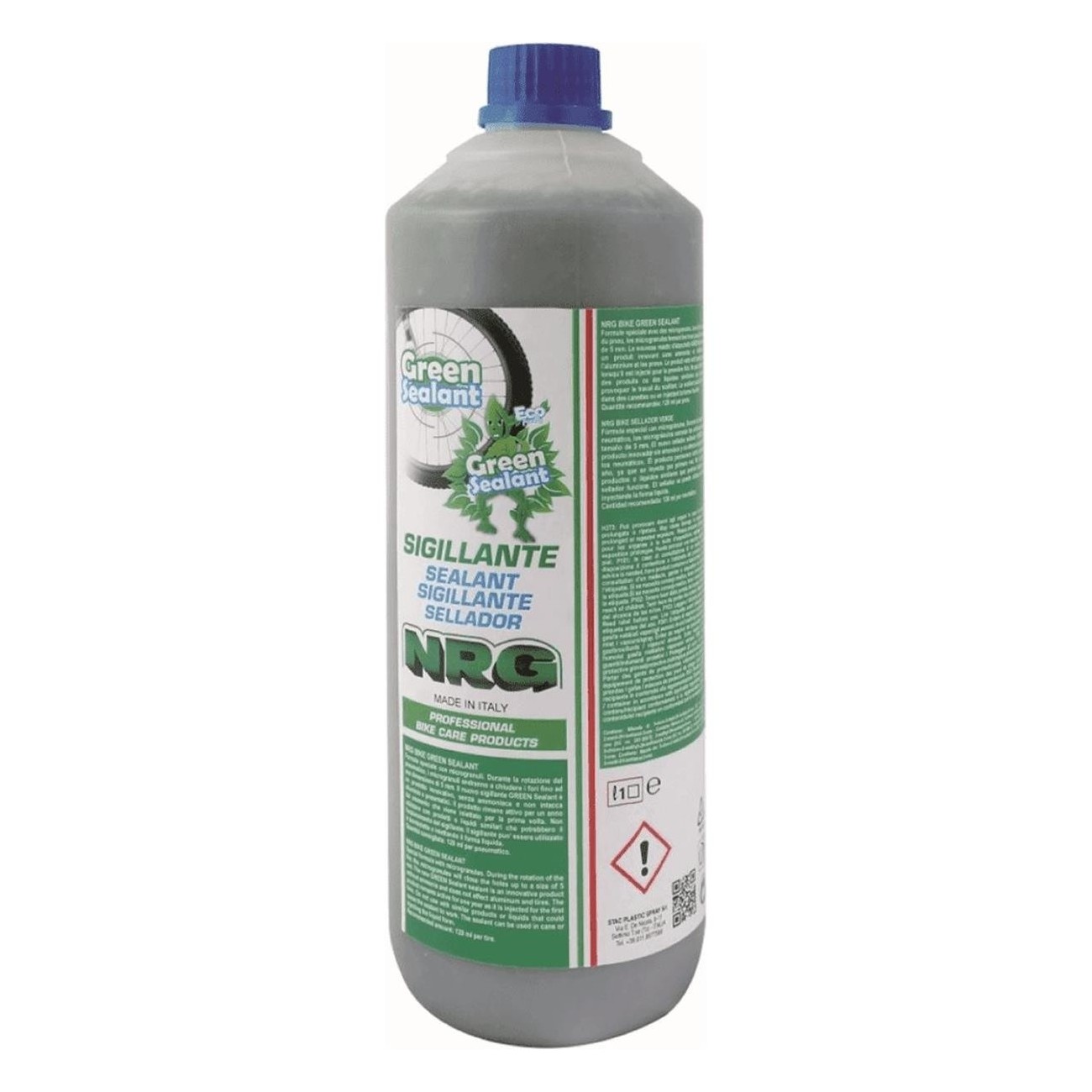 Green Tubeless Sealant with Microgranules 1000 ml - Ammonia-Free, Safe & Durable - 1