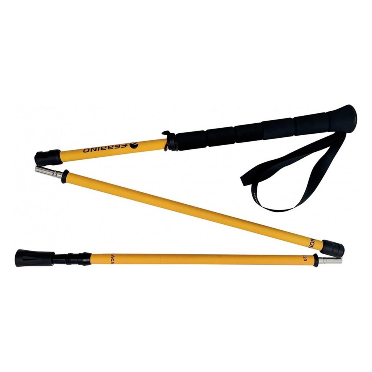 Bastones Zion 3 secciones plegables 110 cm para trekking - 1