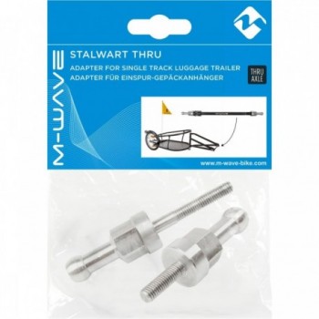 Adaptateur Argent pour Remorque à Rail Simple 640047/81 avec Essieux Traversants - 6