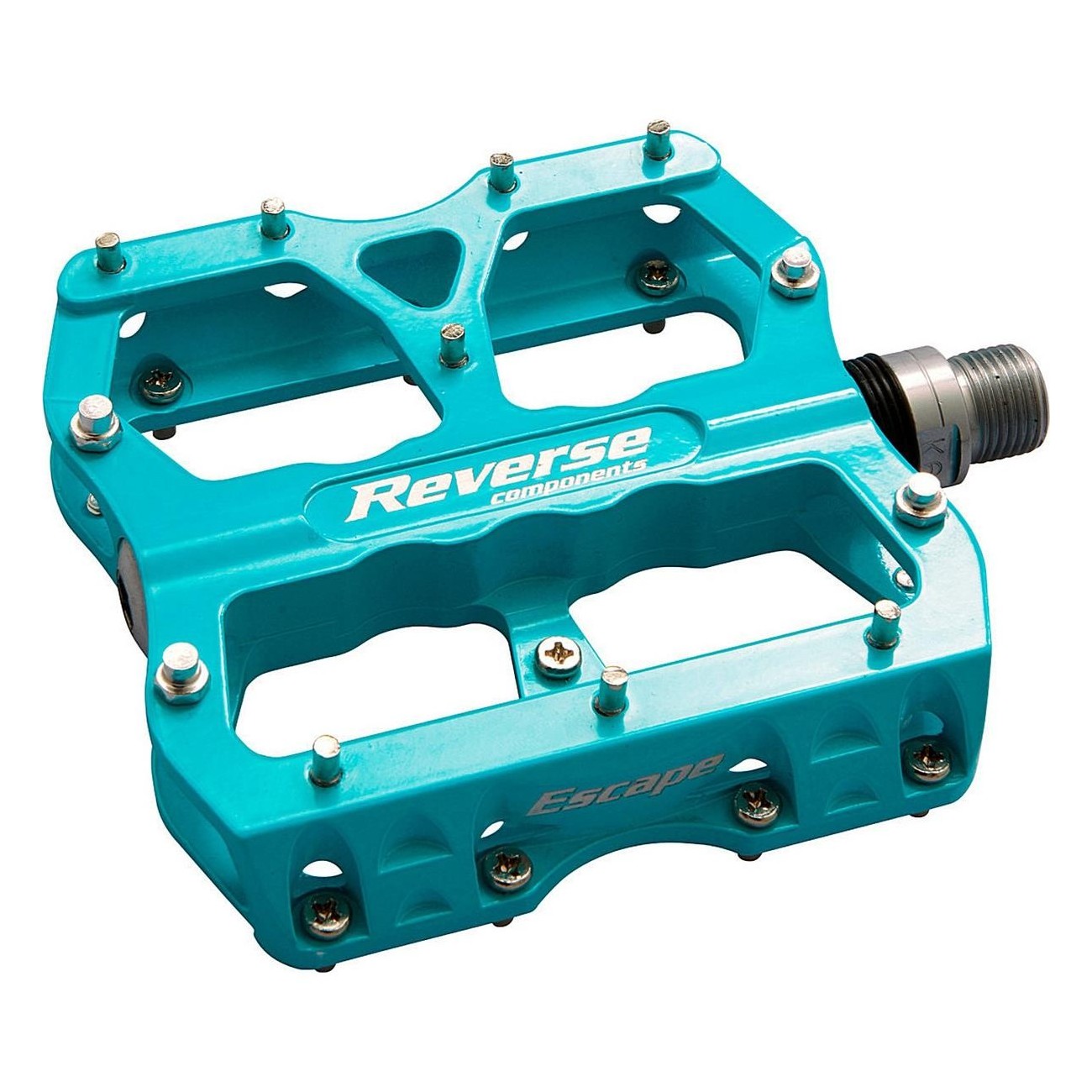 Pedal Inverso Pintado Azul para MTB - Robusto y Confiable - 1