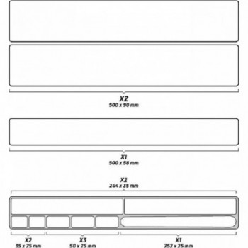 Zefal Skin Armor XL Frame Protection Kit for E-bike - 11 Durable Stickers - 1