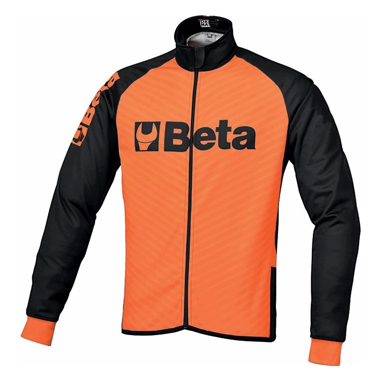 Winter Cycling Jacket 2XL Orange Windproof Breathable with Reflective Inserts - 1