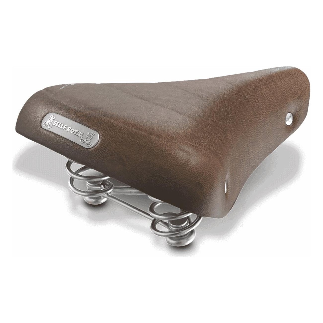 Selle Citybike Vintage Unisexe Marron avec Royalgel pour Confort Relaxé - 2