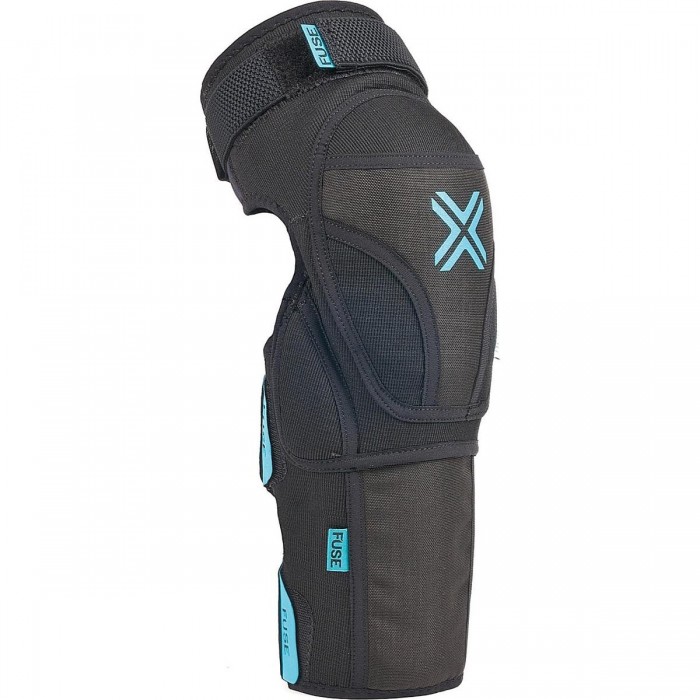 Protezione Ginocchio e Tibia Fuse Echo 75 XXL Nero-Blu con Neoprene e Cordura - 1 - Ginocchiere - 4055822000789