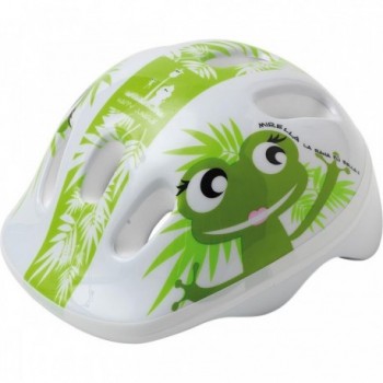 Casco Baby Happy Jungle Verde XS 44/48cm - Sicurezza EN1078 MVTEK per Bambini - 1 - Caschi - 8005586209740