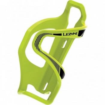 Lezyne Flow Cage SL-L Bottle Holder Green - Left Side Loading, Lightweight - 1