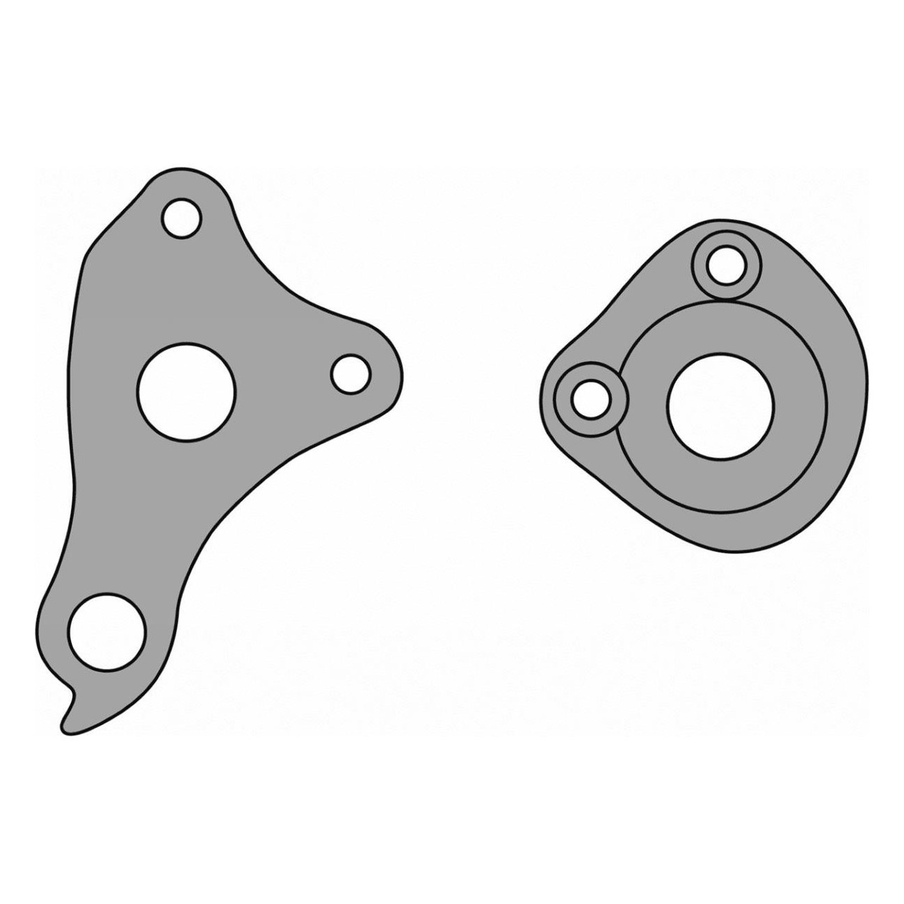 Kross DP-25 Schaltauge aus CNC-Aluminium für Kross Fahrräder - 1