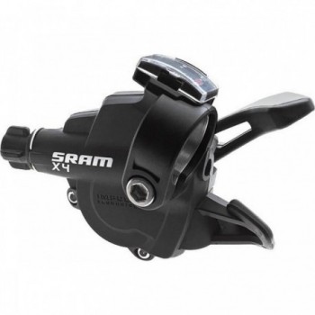 Comando Cambio a Grilletto Anteriore SRAM X-4 / X-3, 3 Velocità, Nero - 1 - Comandi - 0710845609596