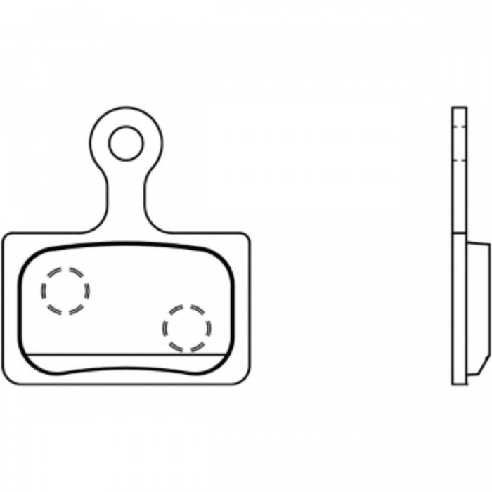 Pastillas de freno semi-metálicas compatibles con Shimano Ultegra y Tektro - 1