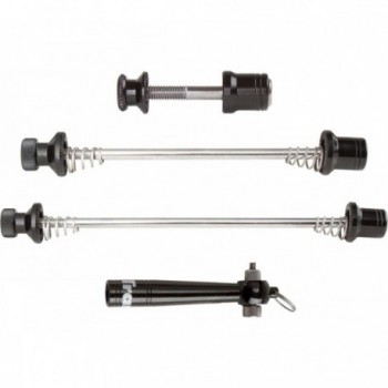 Set Antifurto Sgancio Rapido Tranz X Nero per Ruote e Sella - 1 - Quick release - 4015493320005